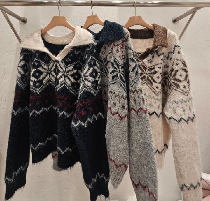 CRONG東大門㊣實拍女士新款熱賣人氣真品職業25秋冬休閑針織衫CRONG針織衫