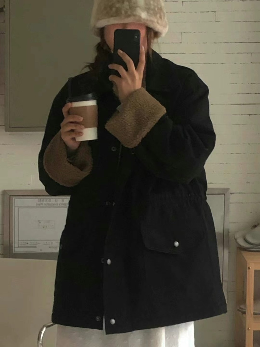 ONDO-P東大門㊣直郵女裝新品時尚熱賣25秋冬職業中長款大衣ONDO-P中長款大衣