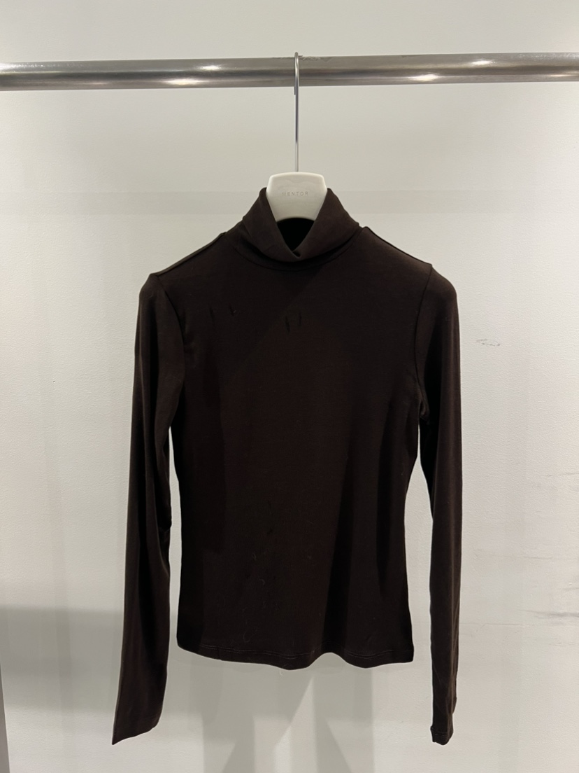 MENTOR韓國代購㊣女裝新品25秋冬熱賣真品職業時尚人氣長袖T恤MENTOR長袖T恤圖色3