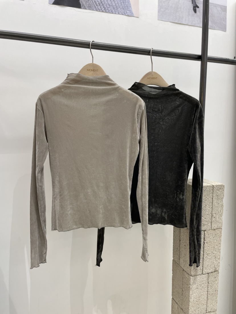 MOMENT東大門㊣直郵女裝新品職業25秋冬人氣推薦休閑長袖T恤MOMENT/RECOVER長袖T恤