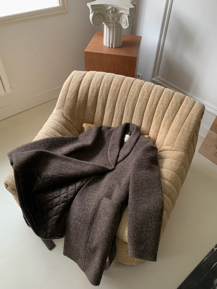 A Flan韓國代購㊣女士新品休閑職業真品推薦時尚夾克含腰帶AFN/FLAN EDITION夾克