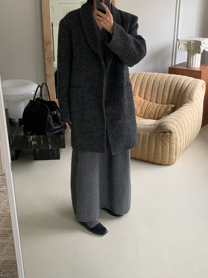 A Flan韓國代購㊣女士新品休閑職業真品推薦時尚夾克含腰帶AFN/FLAN EDITION夾克