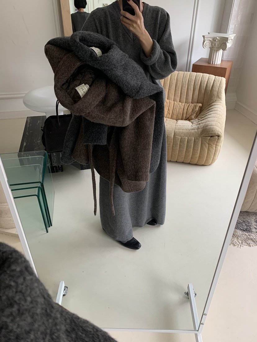 A Flan韓國代購㊣女士新品休閑職業真品推薦時尚夾克含腰帶AFN/FLAN EDITION夾克