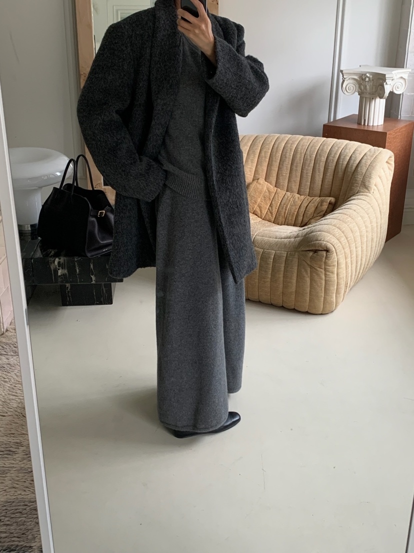 A Flan韓國代購㊣女士新品休閑職業真品推薦時尚夾克含腰帶AFN/FLAN EDITION夾克