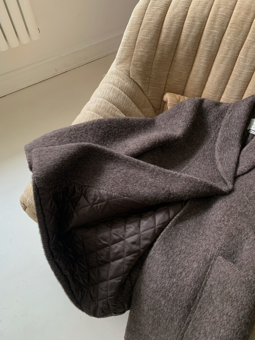 A Flan韓國代購㊣女士新品休閑職業真品推薦時尚夾克含腰帶AFN/FLAN EDITION夾克