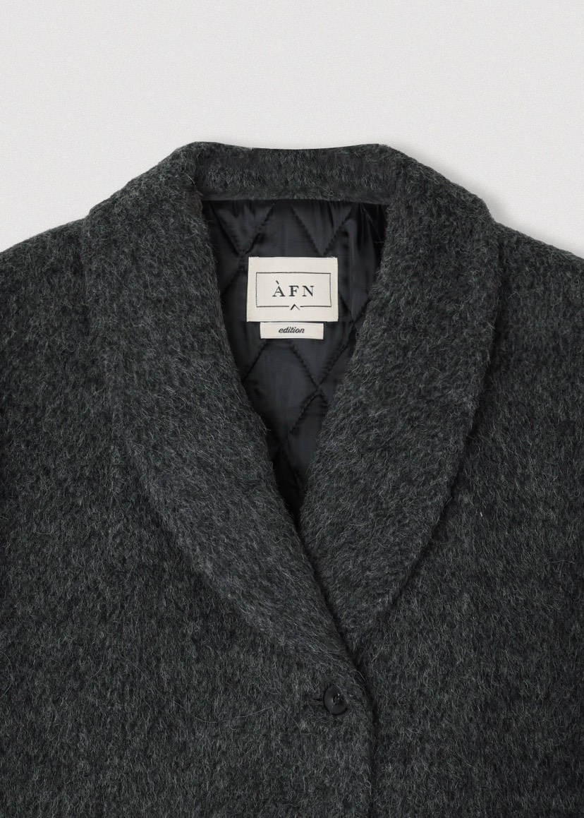 A Flan韓國代購㊣女士新品休閑職業真品推薦時尚夾克含腰帶AFN/FLAN EDITION夾克