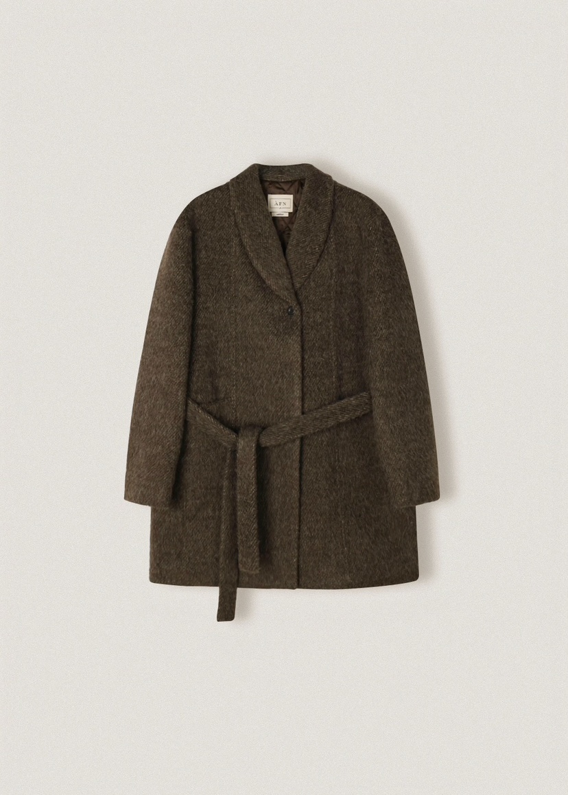 A Flan韓國代購㊣女士新品休閑職業真品推薦時尚夾克含腰帶AFN/FLAN EDITION夾克圖色2