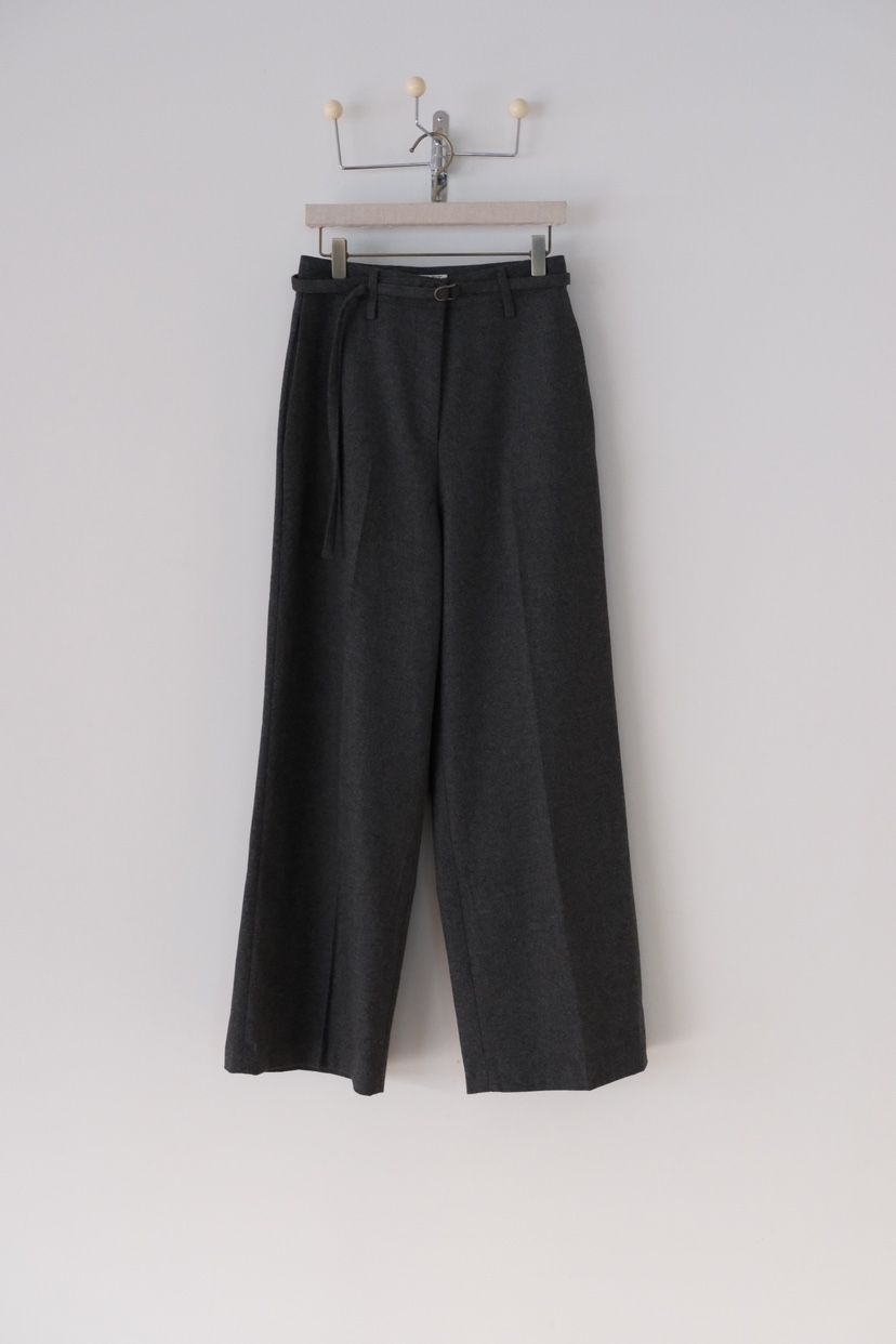 SORBET東大門㊣直郵女士新款真品時尚人氣25秋冬休閑褲含腰帶SORBET/flat white休閑褲圖色1