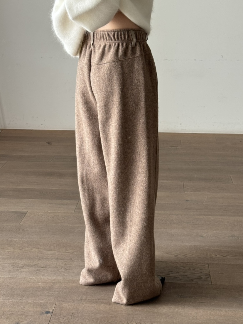 LE-PPL韓國代購㊣女士新款推薦熱賣25秋冬職業真品休閑褲羊毛LE-PPL休閑褲