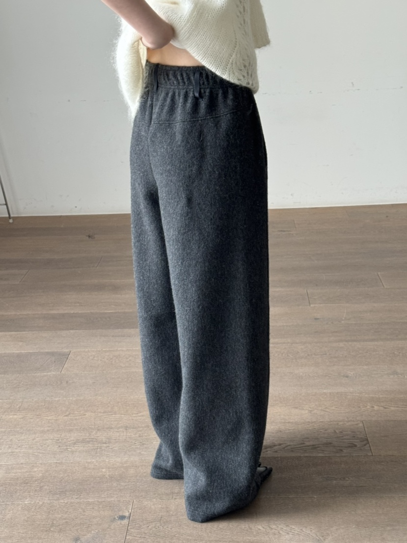 LE-PPL韓國代購㊣女士新款推薦熱賣25秋冬職業真品休閑褲羊毛LE-PPL休閑褲