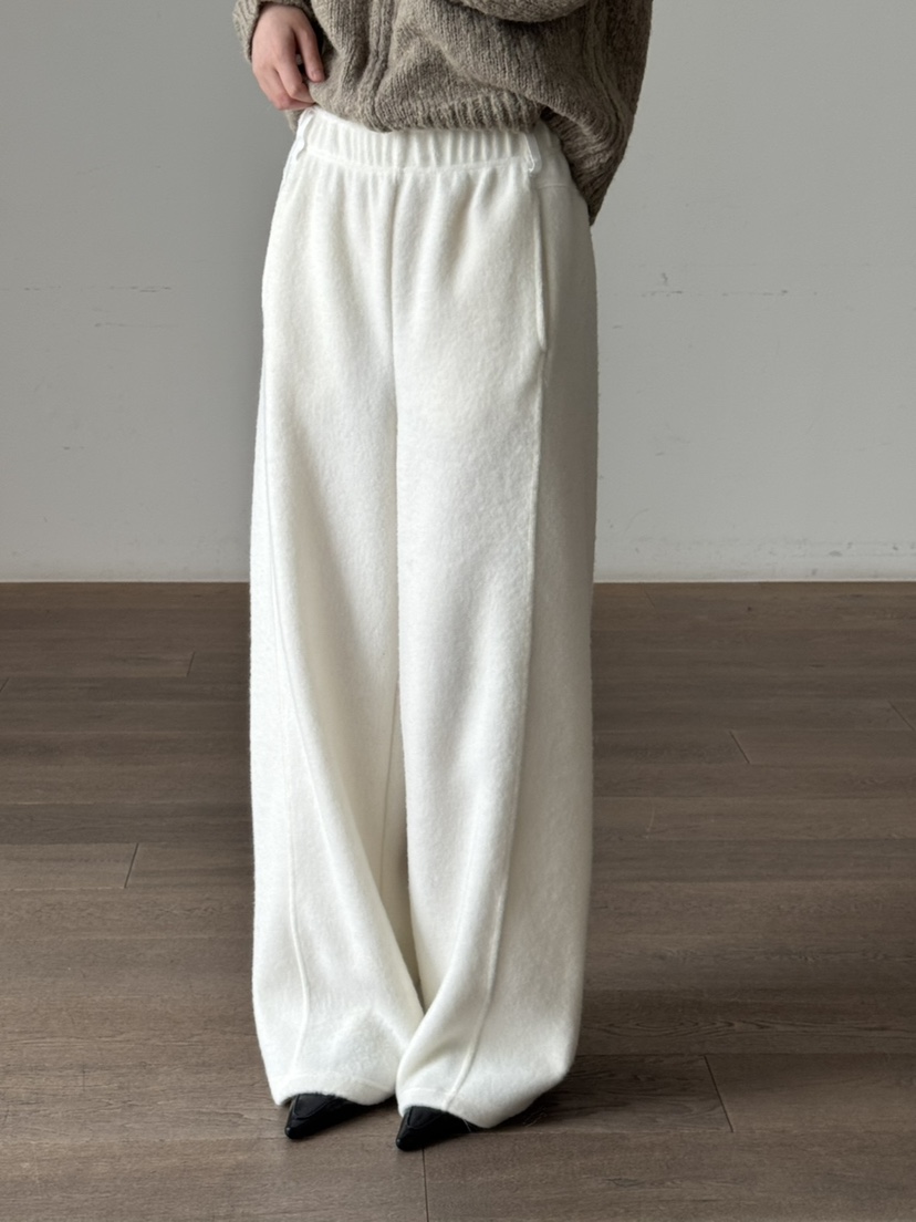 LE-PPL韓國代購㊣女士新款推薦熱賣25秋冬職業真品休閑褲羊毛LE-PPL休閑褲圖色1