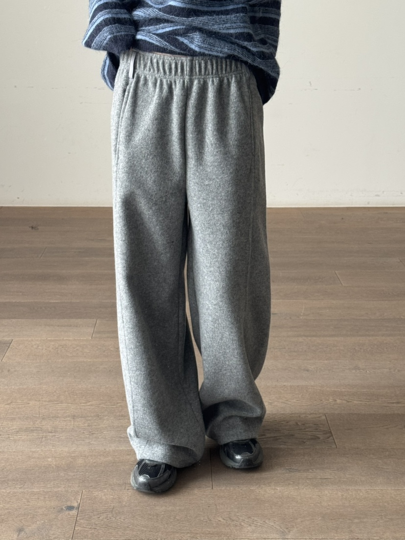 LE-PPL韓國代購㊣女士新款推薦熱賣25秋冬職業真品休閑褲羊毛LE-PPL休閑褲圖色3