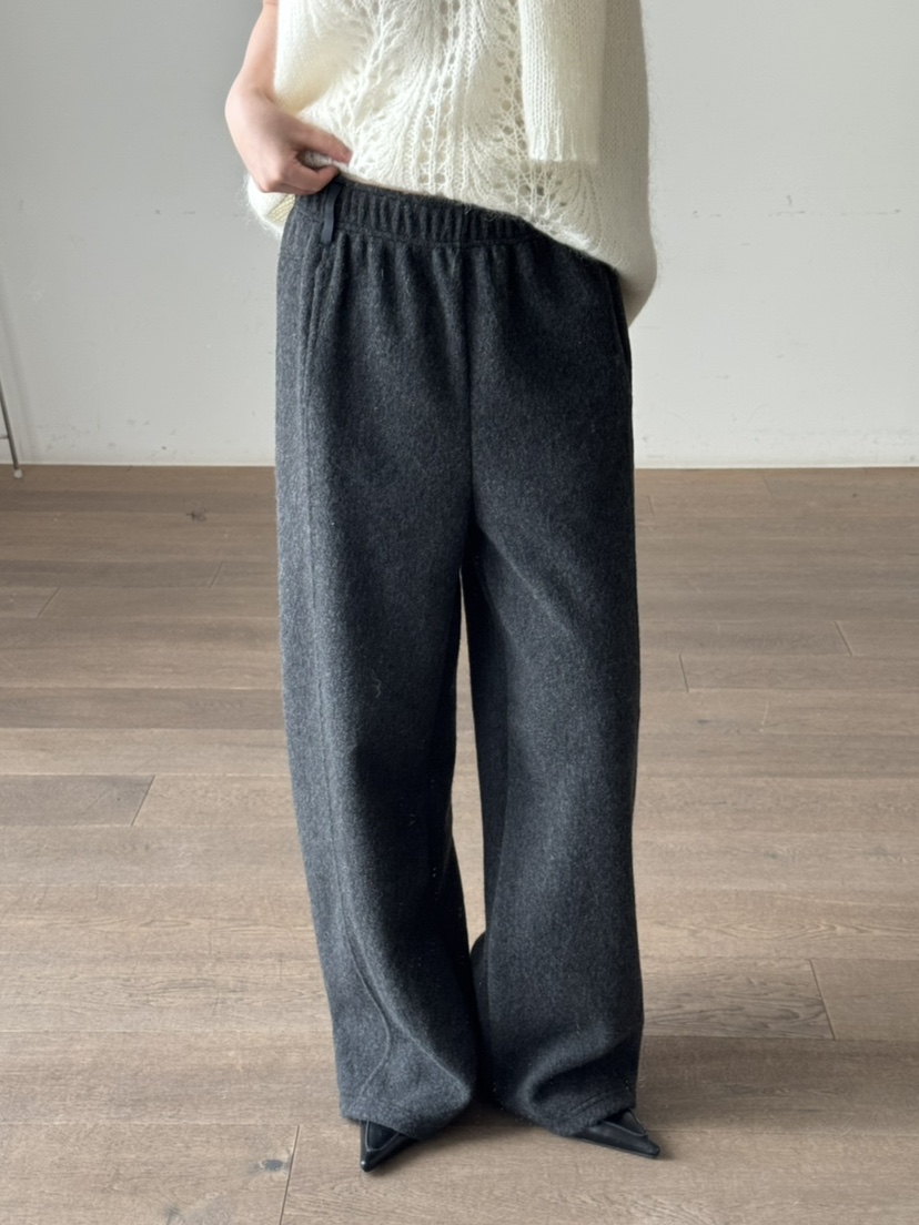 LE-PPL韓國代購㊣女士新款推薦熱賣25秋冬職業真品休閑褲羊毛LE-PPL休閑褲圖色4