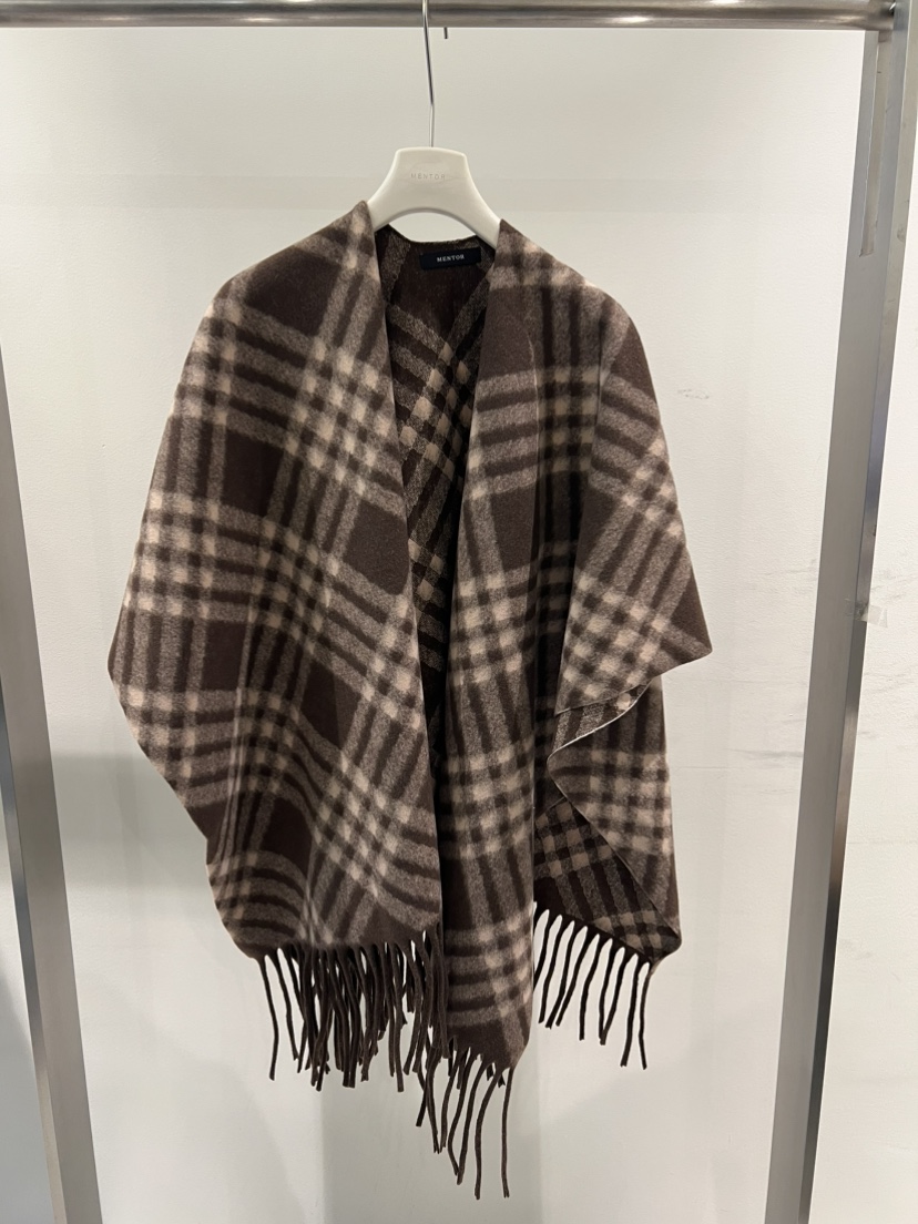 MENTOR東大門㊣代購女裝新款休閑熱賣圍巾披肩披肩格子圍巾MENTOR圍巾/披肩圖色2