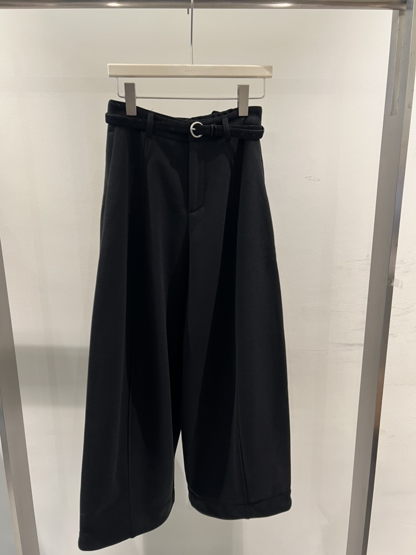 MENTOR韓國代購㊣女士新品人氣25秋冬熱賣職業休閑褲含腰帶MENTOR休閑褲圖色2