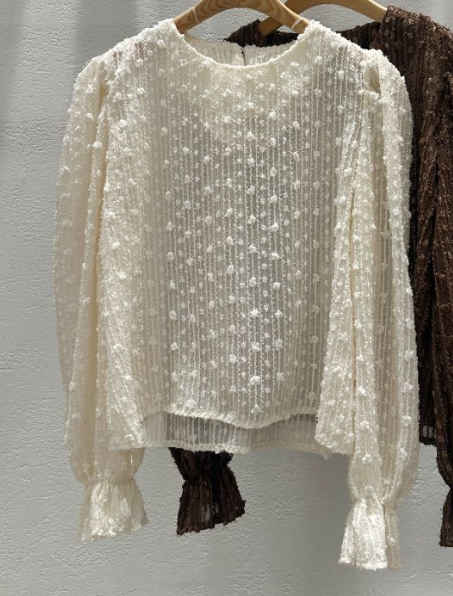 CRONG韓國代購㊣女裝新款時尚真品推薦職業25秋冬襯衫蕾絲衫CRONG襯衫/蕾絲衫圖色1