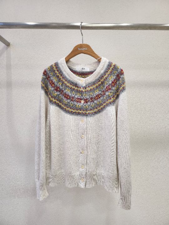 FEMME東大門㊣代購女裝新款熱賣時尚25秋冬人氣推薦針織衫開衫FEMME針織衫圖色1