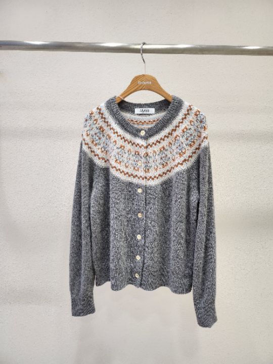 FEMME東大門㊣代購女裝新款熱賣時尚25秋冬人氣推薦針織衫開衫FEMME針織衫圖色2