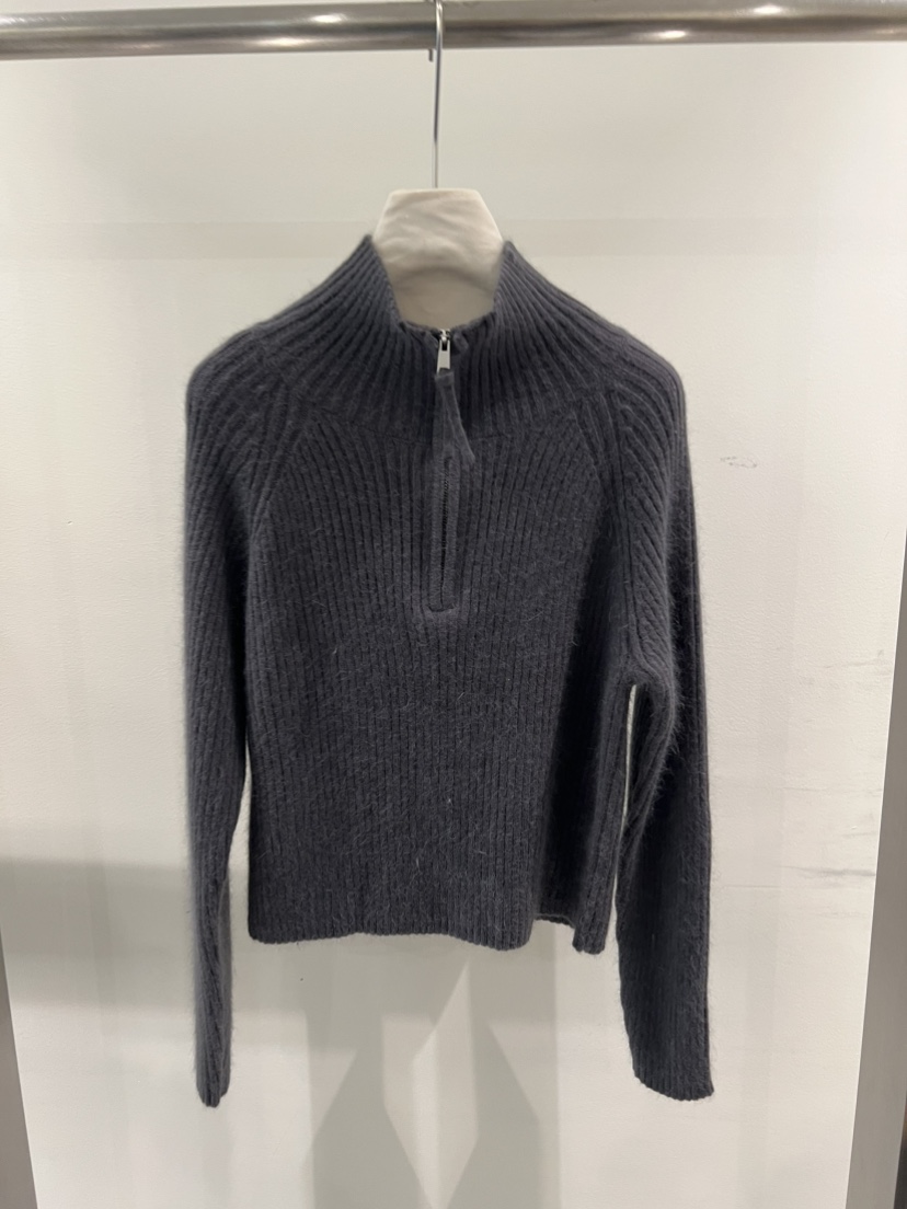 MENTOR韓國代購㊣女士新款休閑真品職業人氣針織衫拉鏈浣熊MENTOR針織衫圖色2