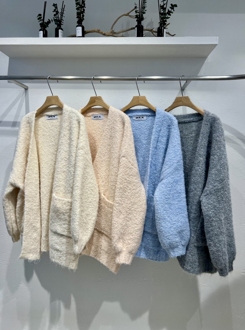 OLA韓國直郵㊣女士新款熱賣25秋冬職業推薦真品時尚人氣針織衫mellor/OLA針織衫