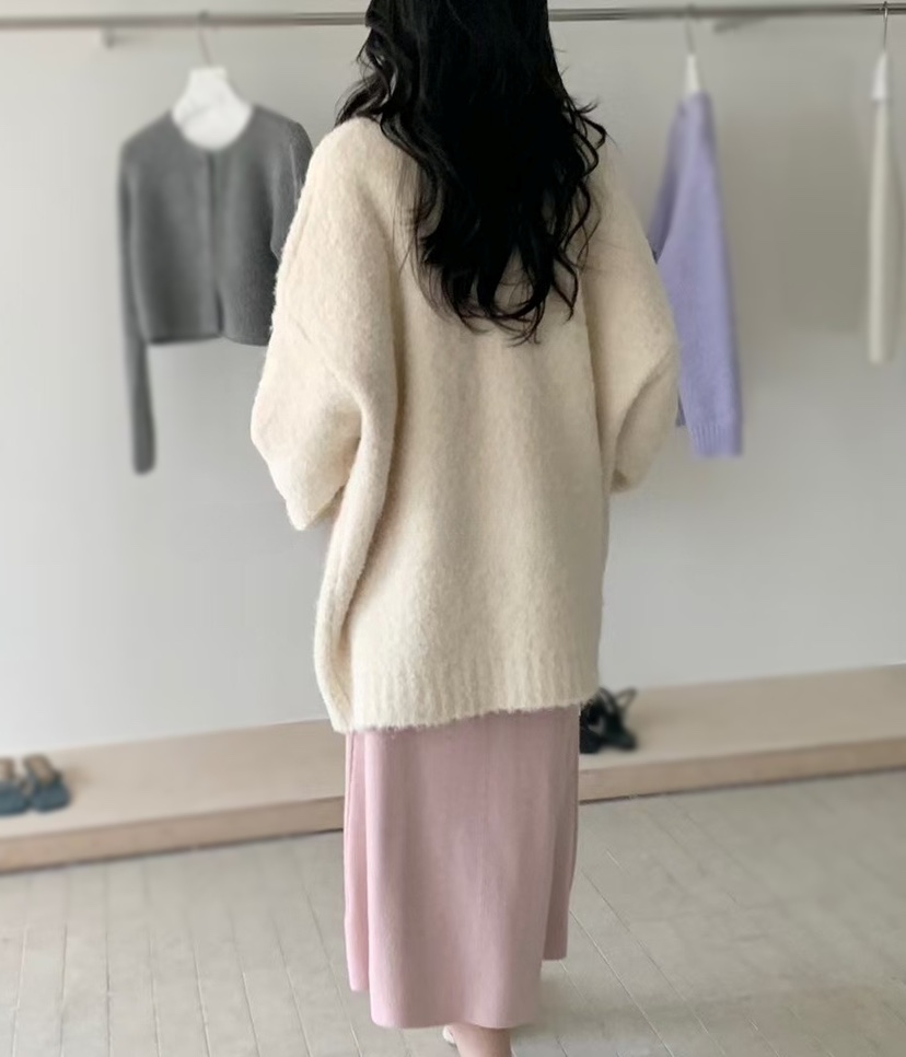 OLA韓國直郵㊣女士新款熱賣25秋冬職業推薦真品時尚人氣針織衫mellor/OLA針織衫