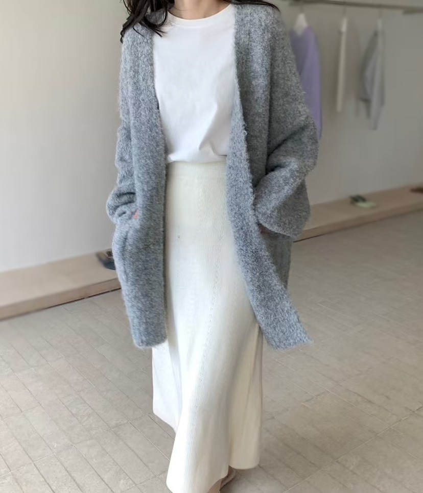 OLA韓國直郵㊣女士新款熱賣25秋冬職業推薦真品時尚人氣針織衫mellor/OLA針織衫