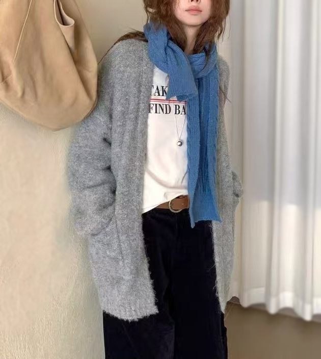 OLA韓國直郵㊣女士新款熱賣25秋冬職業推薦真品時尚人氣針織衫mellor/OLA針織衫