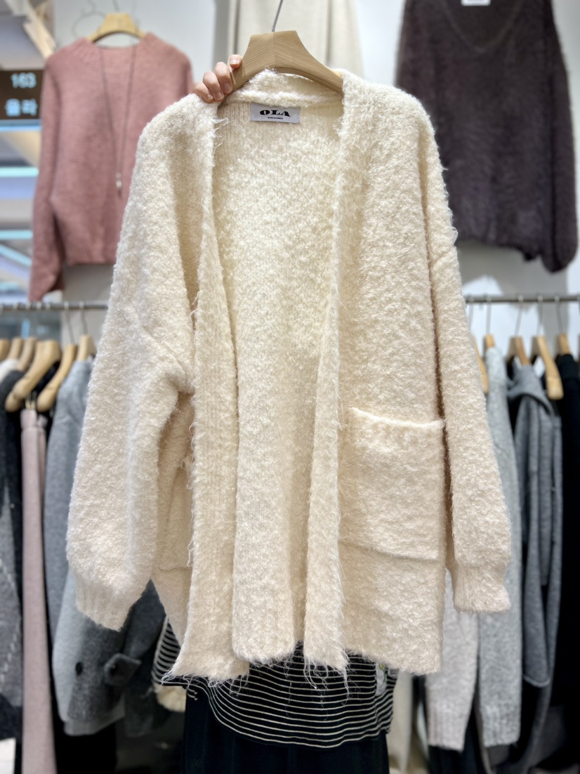 OLA韓國直郵㊣女士新款熱賣25秋冬職業推薦真品時尚人氣針織衫mellor/OLA針織衫圖色1