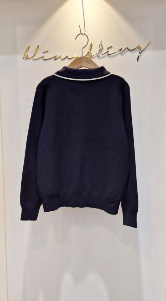 BLING BLING-S韓國代購㊣女裝新款職業真品25秋冬針織衫雙層BLING BLING-S針織衫