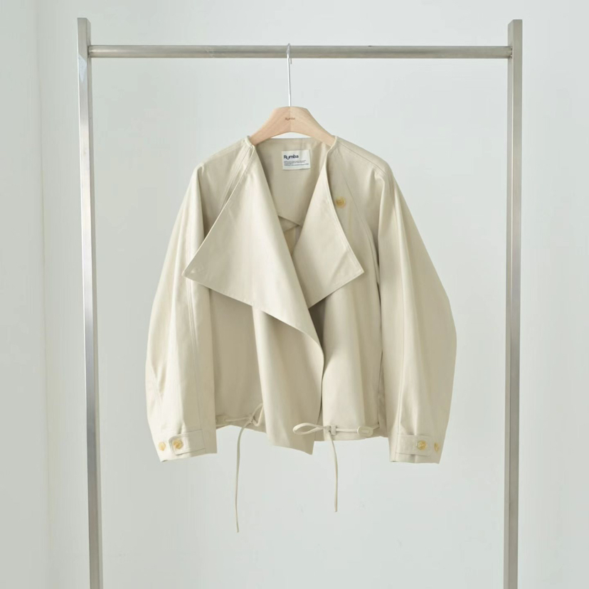 RUMBA東大門㊣直郵女士新款休閑人氣推薦真品25秋冬夾克涂層RUMBA夾克圖色1
