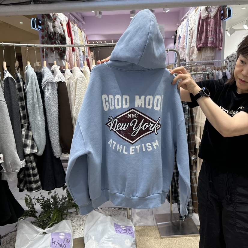 VIRUS東大門㊣直郵女士新款25秋冬熱賣真品推薦人氣衛衣拉鏈VIRUS衛衣