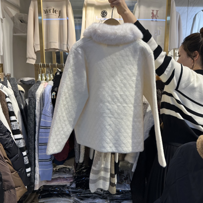 COCO HOLIC韓國代購㊣女裝新款熱賣25秋冬真品休閑人氣夾克COCO HOLIC夾克