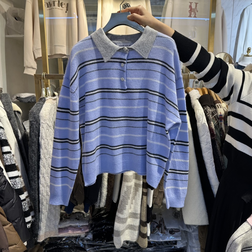 COCO HOLIC東大門㊣直郵女士新品人氣職業時尚25秋冬針織衫羊毛COCO HOLIC針織衫圖色1