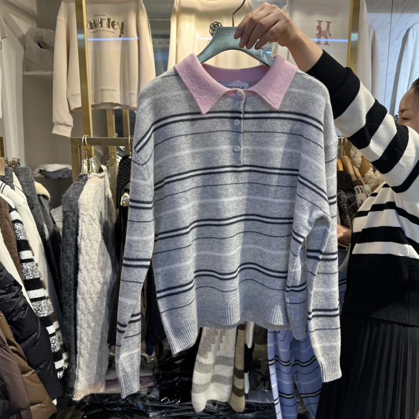 COCO HOLIC東大門㊣直郵女士新品人氣職業時尚25秋冬針織衫羊毛COCO HOLIC針織衫圖色2