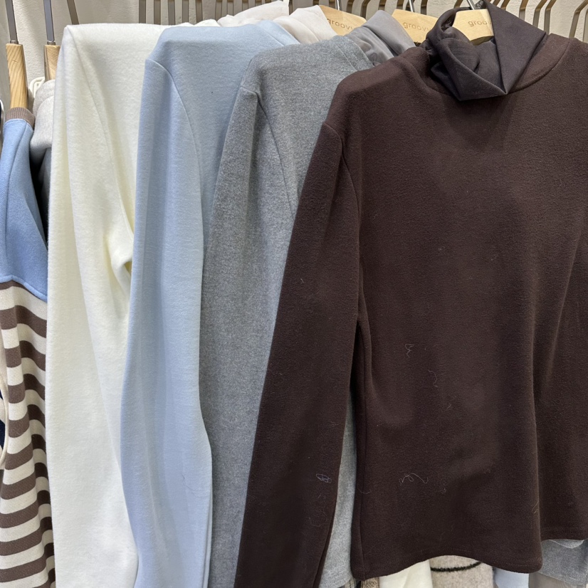 HOLYBANANA東大門㊣代購女裝新款職業真品休閑熱賣25秋冬長袖T恤groovy.H/HOLYBANANA長袖T恤