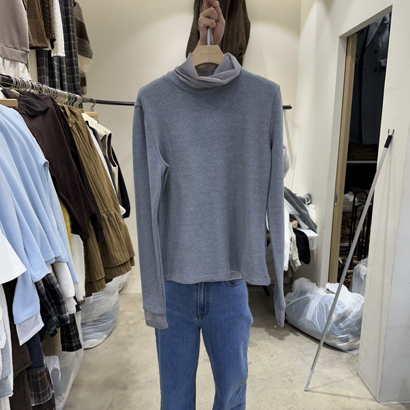 HOLYBANANA東大門㊣代購女裝新款職業真品休閑熱賣25秋冬長袖T恤groovy.H/HOLYBANANA長袖T恤圖色3