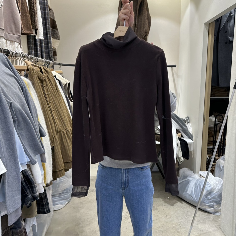 HOLYBANANA東大門㊣代購女裝新款職業真品休閑熱賣25秋冬長袖T恤groovy.H/HOLYBANANA長袖T恤圖色4