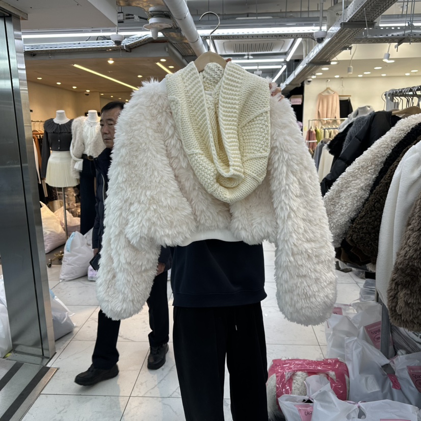 SAGE BRUSH東大門㊣直郵女裝新品休閑職業25秋冬人氣夾克皮草SAGE BRUSH夾克