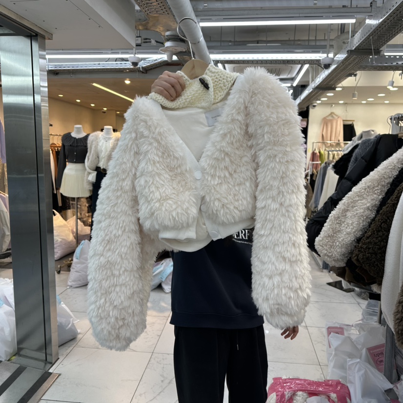 SAGE BRUSH東大門㊣直郵女裝新品休閑職業25秋冬人氣夾克皮草SAGE BRUSH夾克圖色1