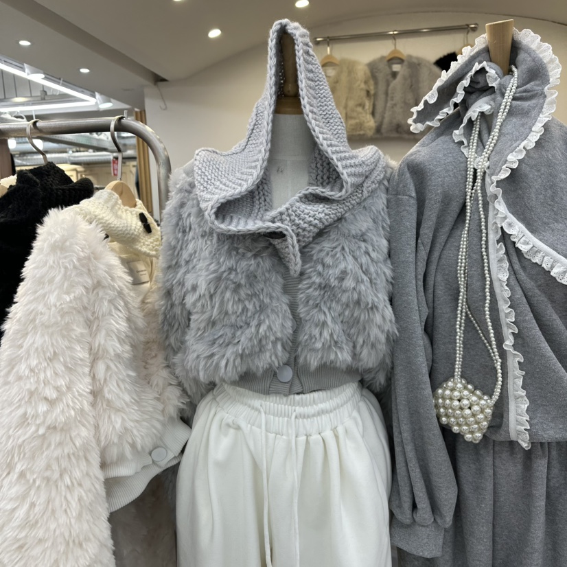 SAGE BRUSH東大門㊣直郵女裝新品休閑職業25秋冬人氣夾克皮草SAGE BRUSH夾克圖色2