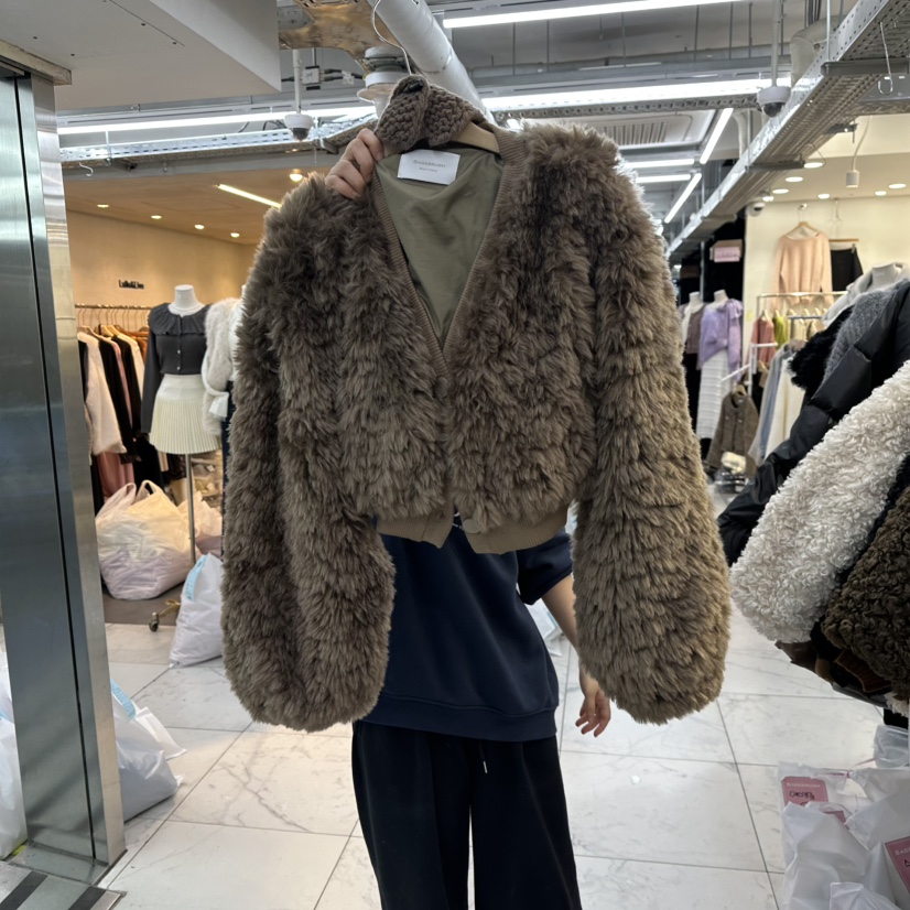 SAGE BRUSH東大門㊣直郵女裝新品休閑職業25秋冬人氣夾克皮草SAGE BRUSH夾克圖色3