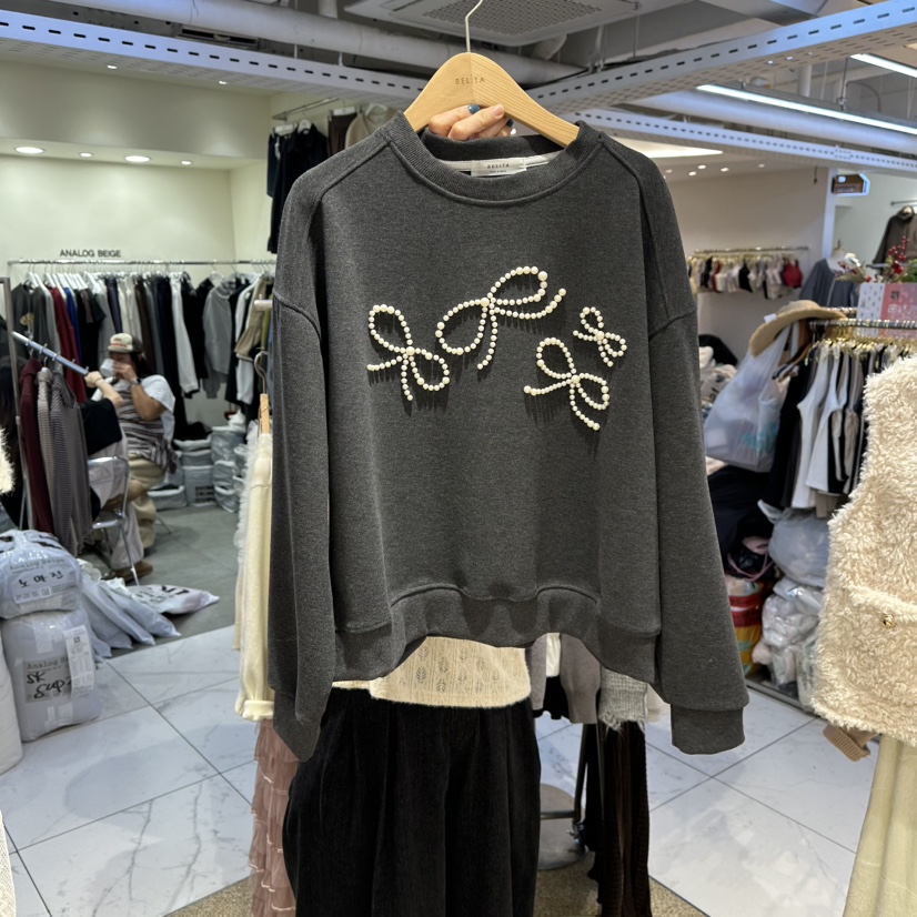 BELITA韓國直郵㊣女裝新款真品職業熱賣推薦人氣25秋冬衛衣BELITA衛衣圖色2