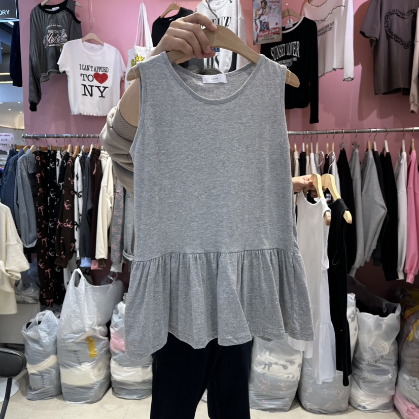 K STORY東大門㊣代購女裝新款真品推薦時尚熱賣職業吊帶背心K STORY吊帶/背心圖色3