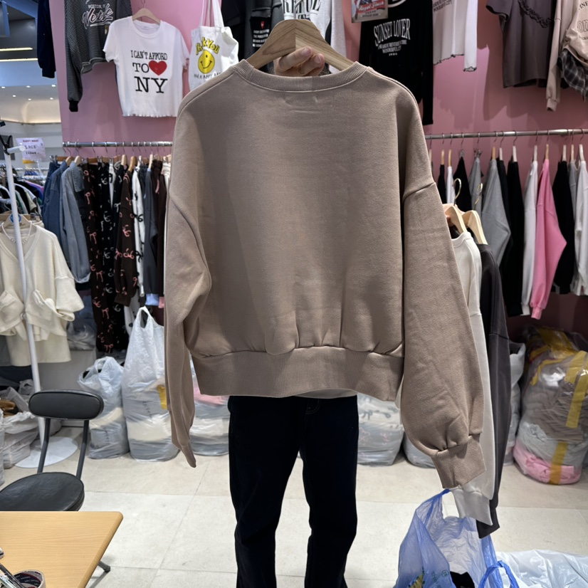 K STORY東大門㊣實拍女裝新款25秋冬職業推薦人氣衛衣加絨K STORY衛衣