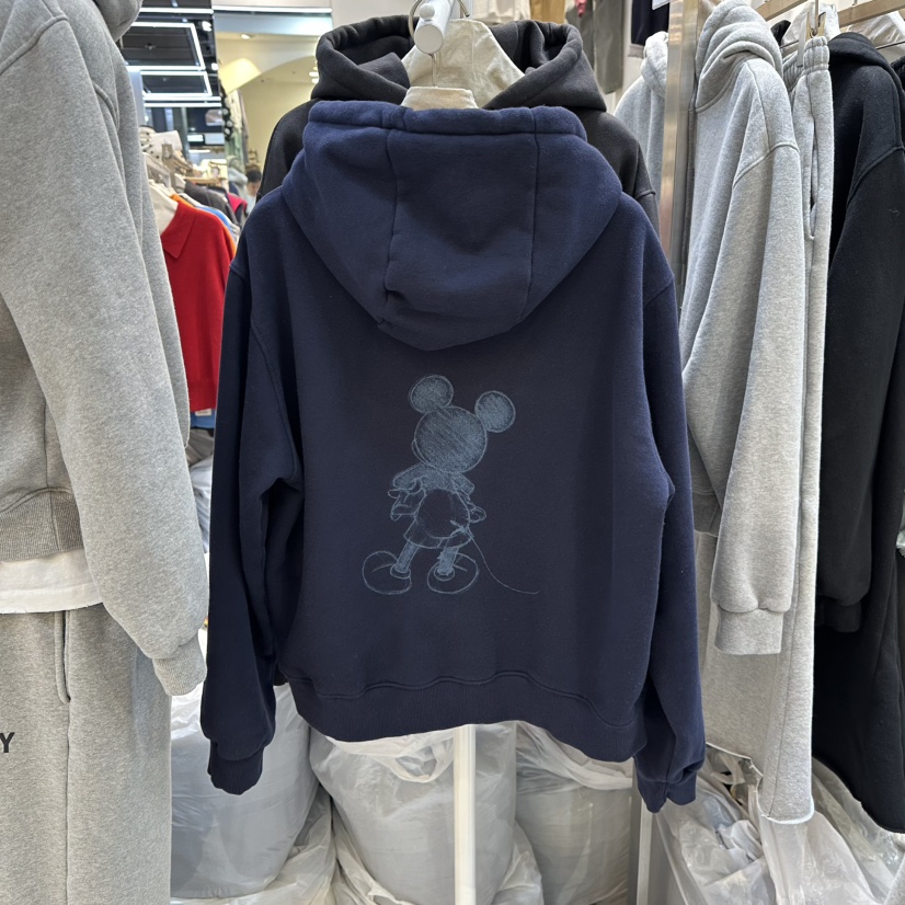 WASHBLUE韓國直郵㊣女士新款熱賣休閑職業衛衣連帽衫加絨抓絨WASHBLUE衛衣