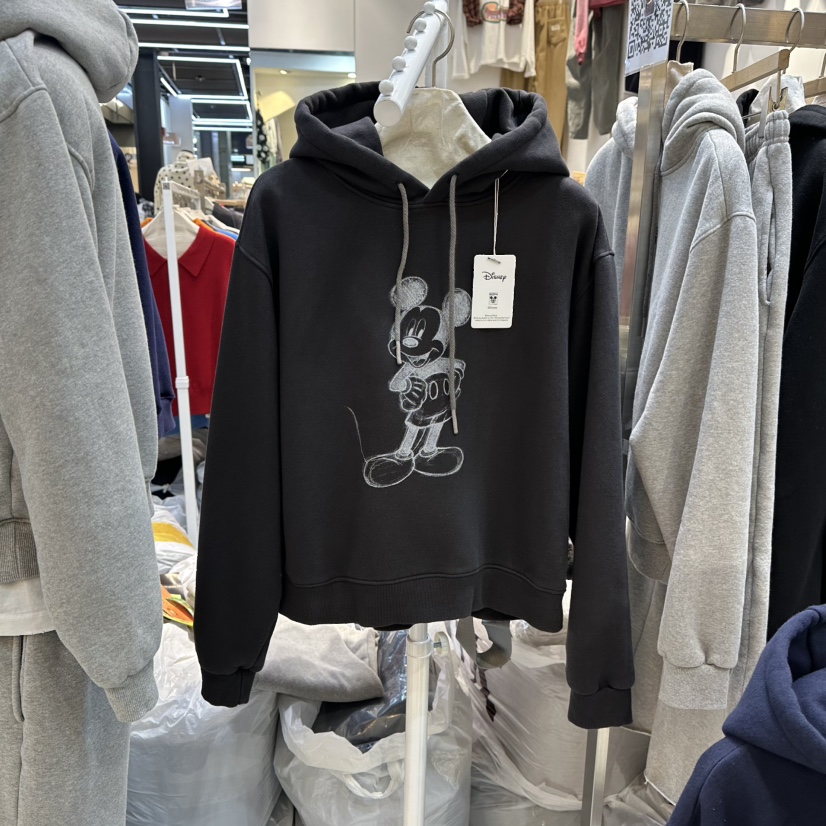 WASHBLUE韓國直郵㊣女士新款熱賣休閑職業衛衣連帽衫加絨抓絨WASHBLUE衛衣圖色3