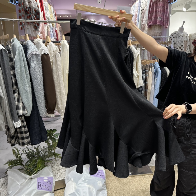 VIRUS東大門㊣直郵女士新款人氣休閑時尚25秋冬真品推薦長裙VIRUS長裙圖色1