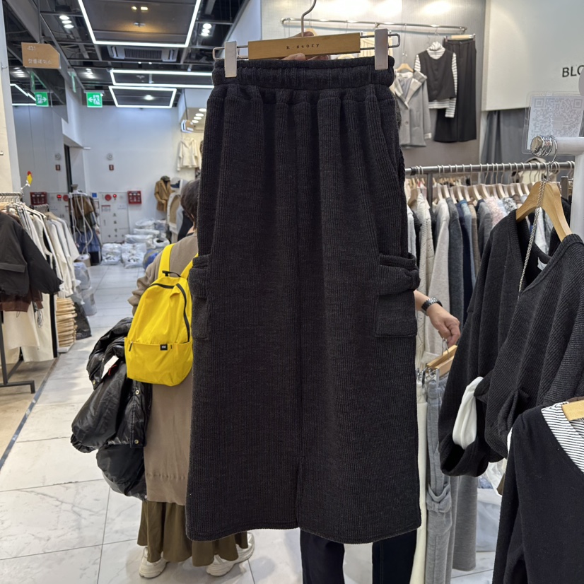 K STORY韓國直郵㊣女裝新款25秋冬熱賣時尚休閑人氣真品長裙K STORY長裙