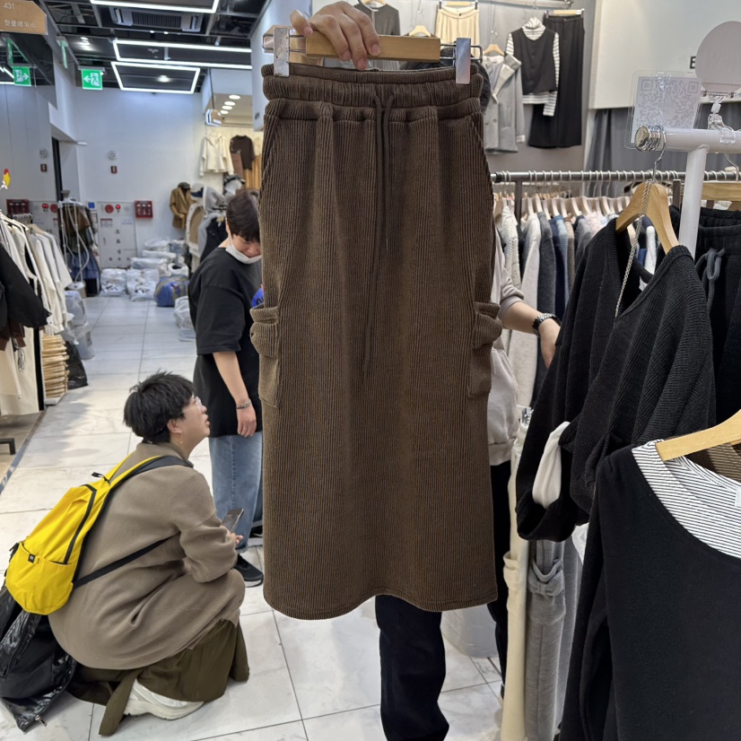 K STORY韓國直郵㊣女裝新款25秋冬熱賣時尚休閑人氣真品長裙K STORY長裙圖色3