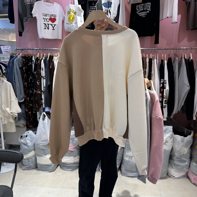 K STORY東大門㊣代購女士新款25秋冬人氣真品熱賣衛衣加絨K STORY衛衣